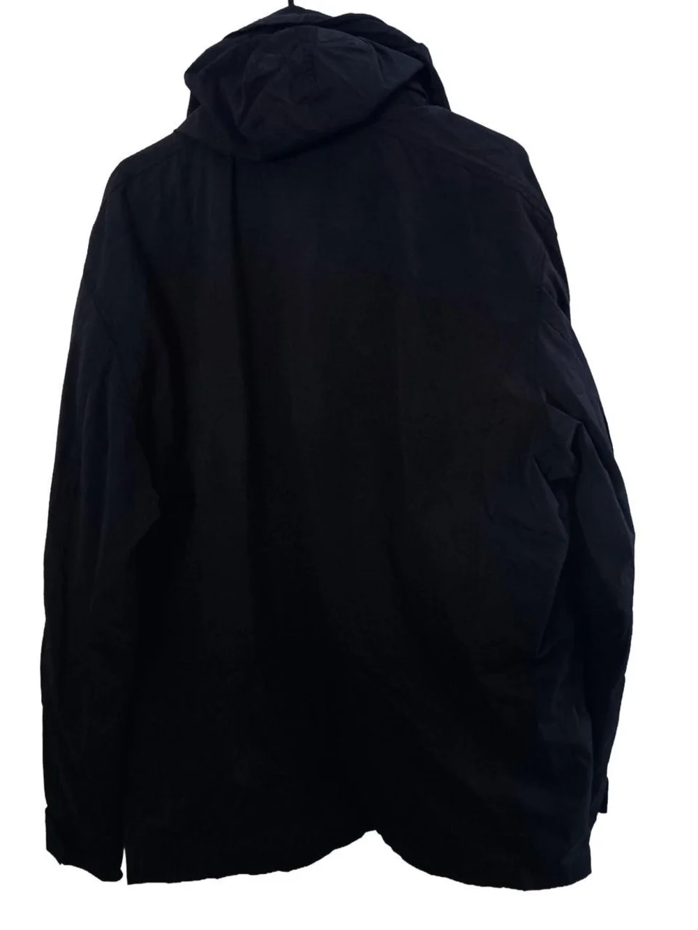 Roundtree & Yorke Grey Hooded Raincoat with Rust Accent